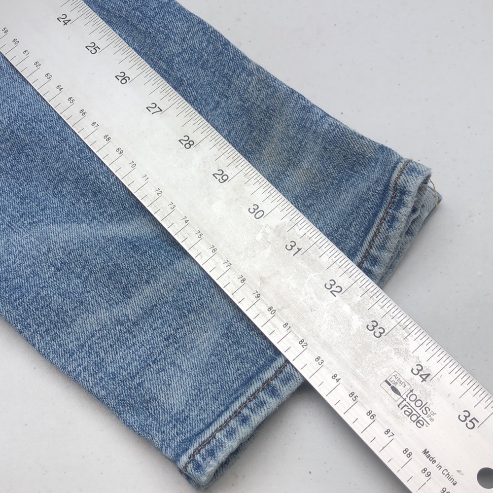 DISTRESS MENS VINTAGE AMERICAN EAGLE ATHLETIC FIT JEANS 30x32 😎 - Picture 13 of 13